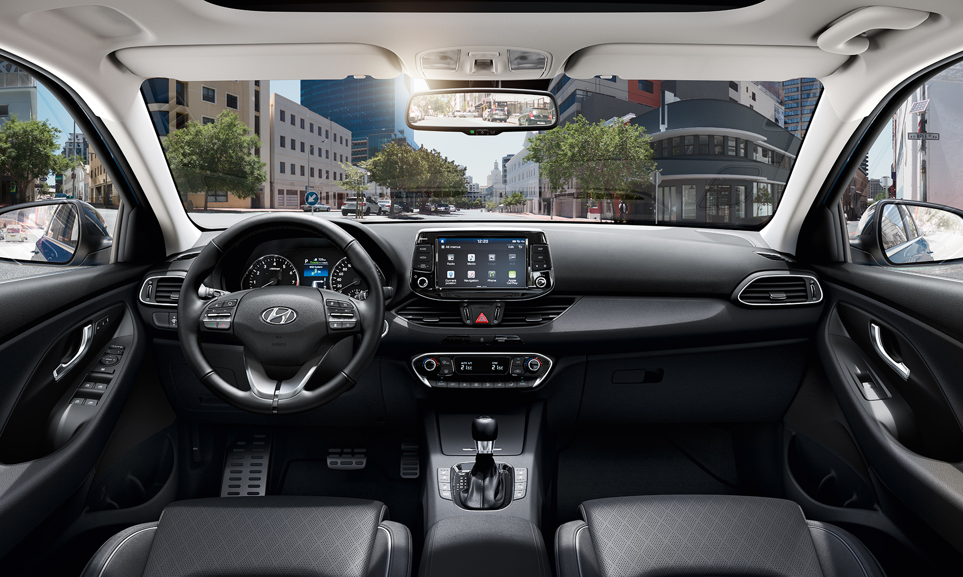 Hyundai i30 İç Tasarım Siyah Renk