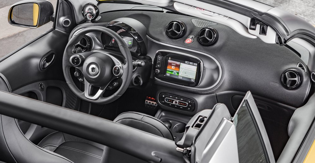 Smart fortwo cabrio konsol