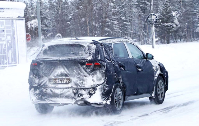 Makyajlı Hyundai Tucson kar testinde yakalandı