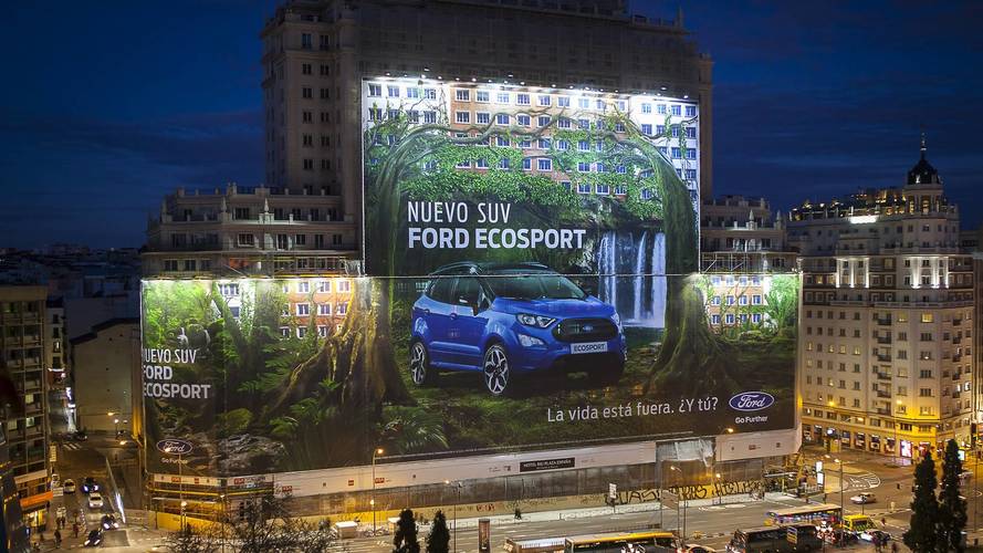 Dünyanın en büyük billboardını kapatan Ford, Guiness Rekorlar Kitabı’na girdi!