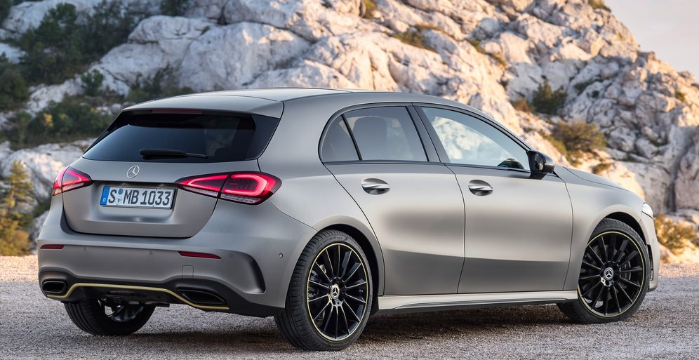 Mercedes'in yeni A Serisi Arka Görünümü