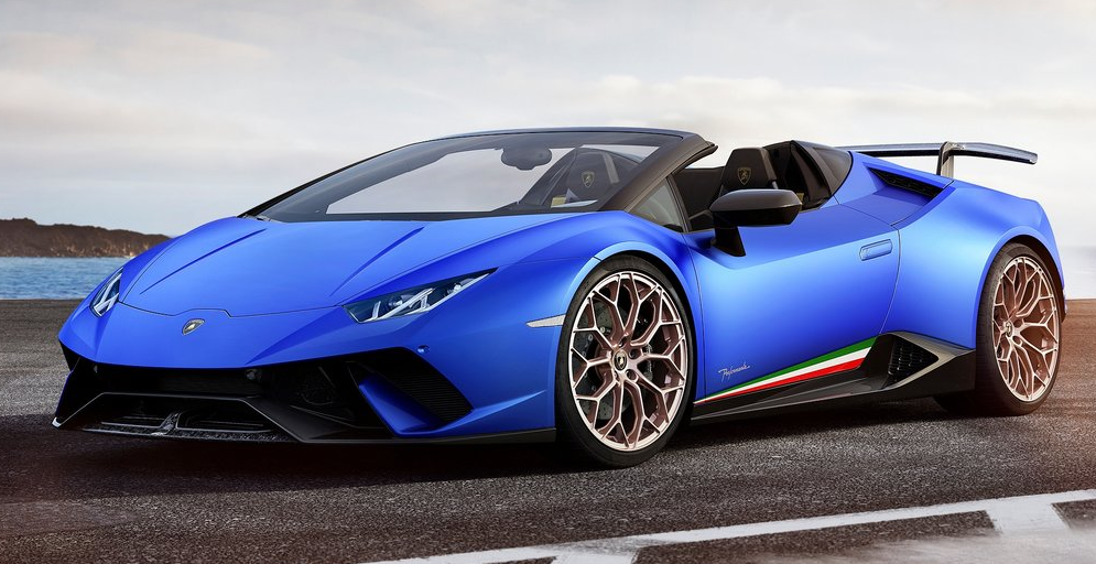Lamborghini Huracan Spyder Performante’ye Bakış Lamborghini Huracan Spyder Performante Görünüm