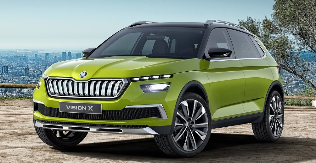 Skoda Vision X Concept Tanıtıldı Skoda Vision X Concept Ön Görünüm