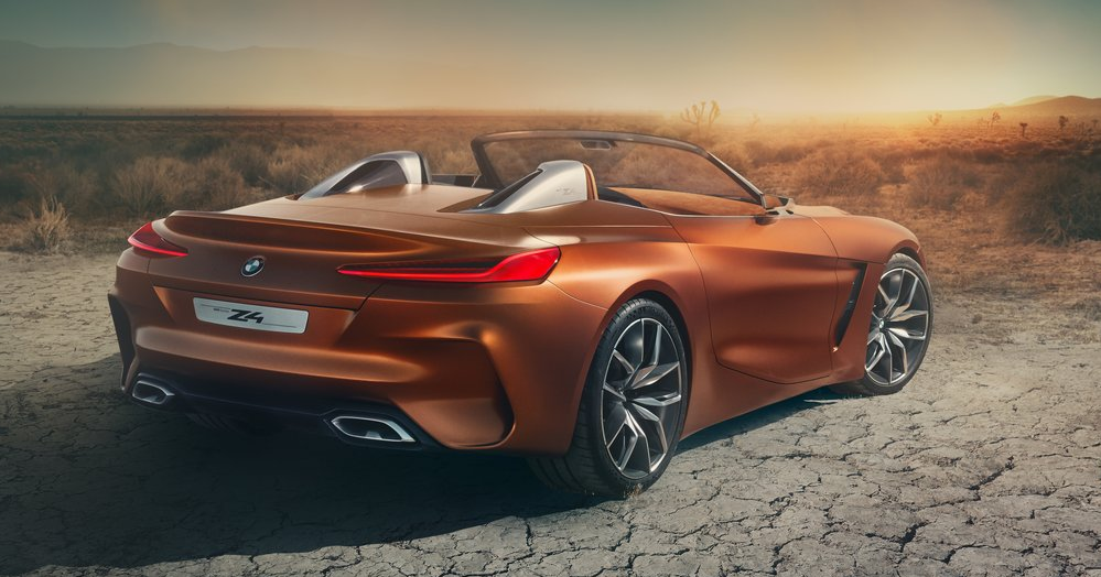 BMW Z4 ile Kumaşa Dönüş! BMW Z4 Concept Arka Görünümü