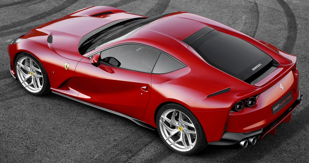 Ferrari 812 Superfast Arka Görünümü