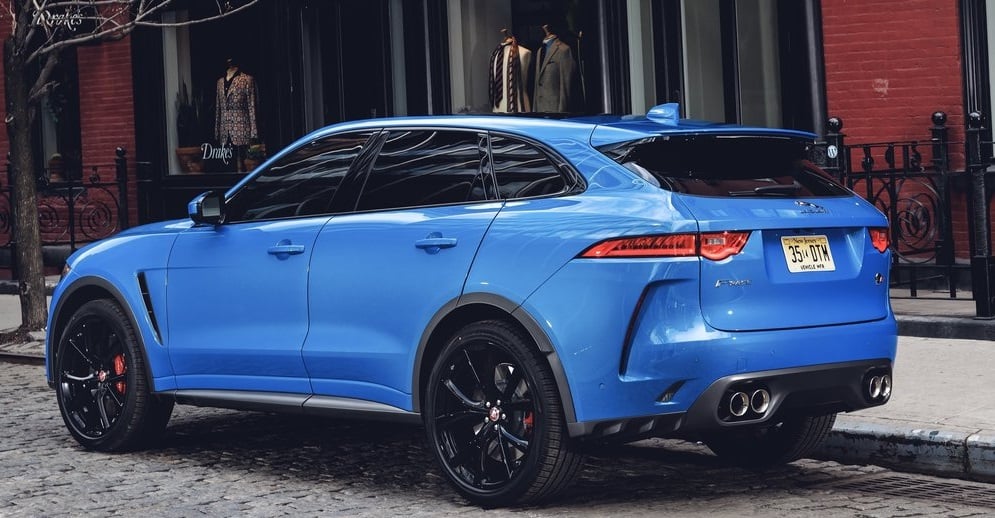 Jaguar F-Pace SVR Arka Görünümü