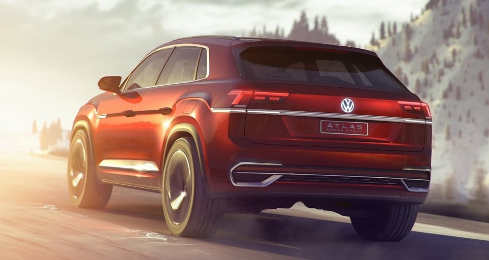 Volkswagen Atlas Cross Sport arka görünümü