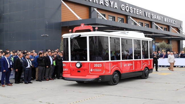 İBB’den Otonom Elektrikli Araç İBB Otonom Araç Görünüm