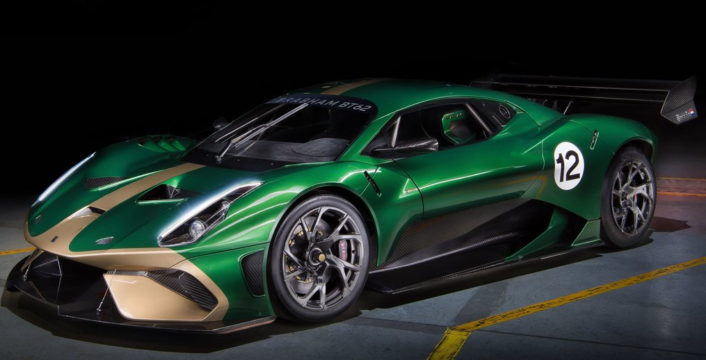Brabham BT62 Rakiplerine Kafa Tutmaya Geliyor Brabham BT62 Yan Görünüm detayları