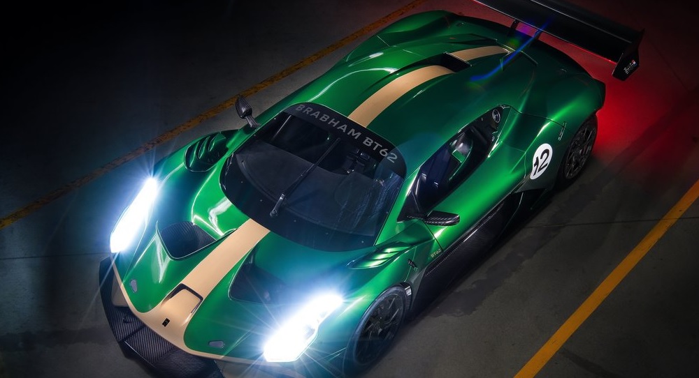 Brabham BT62 Üst Görünüm detayları