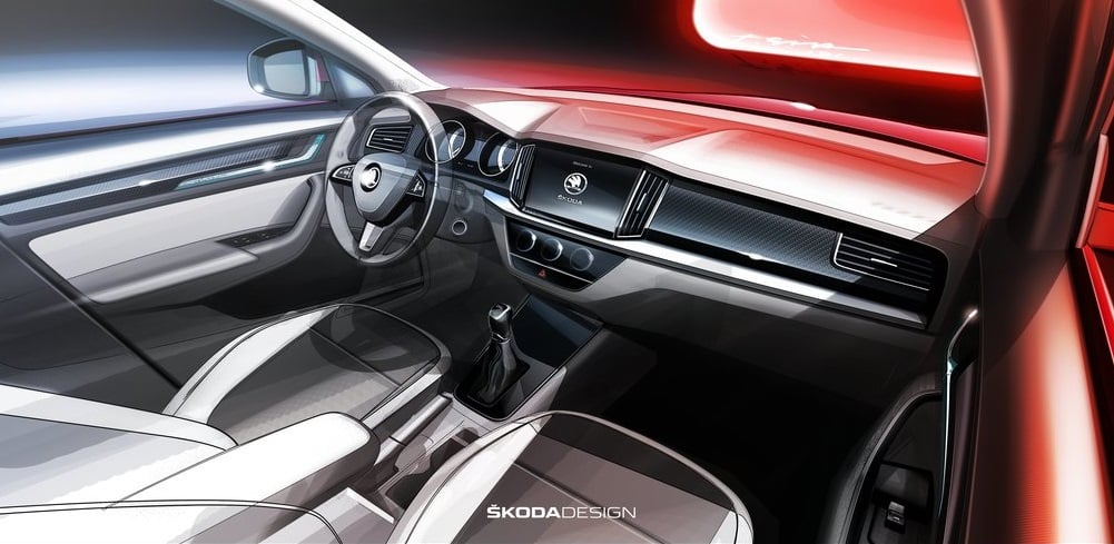 Skoda Kamiq on konsol