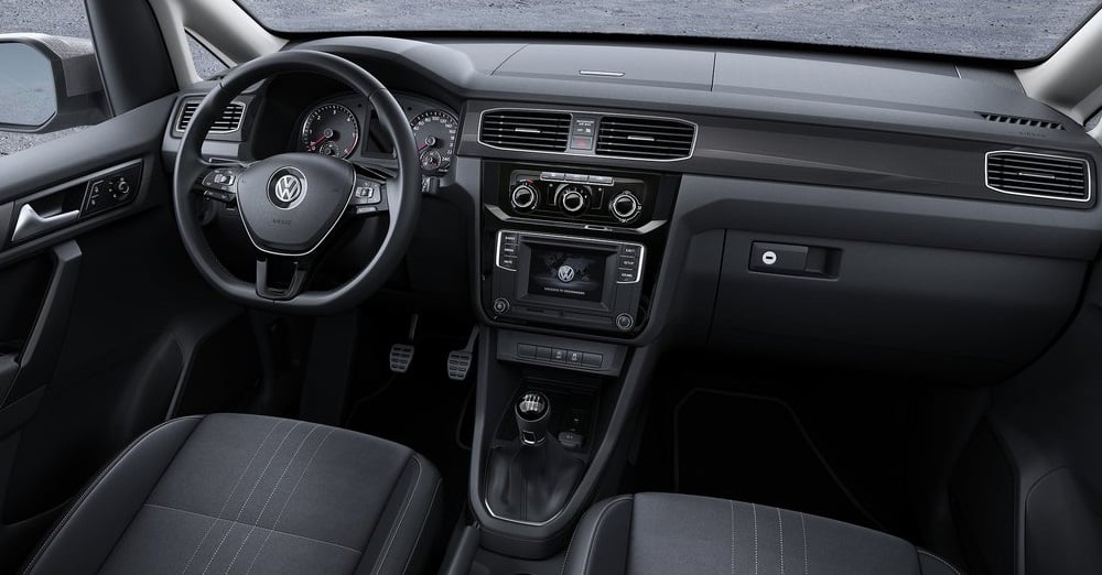 Volkswagen Caddy ön konsol görünümü