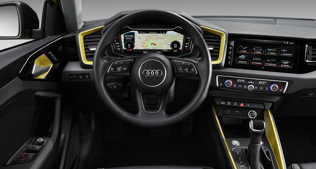 Audi A1 Sportback ön konsol görünümü
