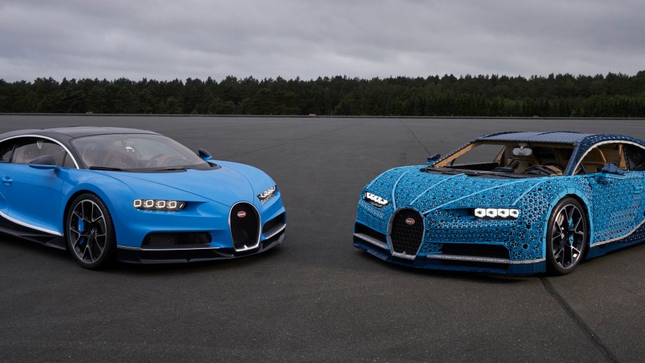 Her şeyiyle Lego’dan yapılan Bugatti Chiron büyüledi
