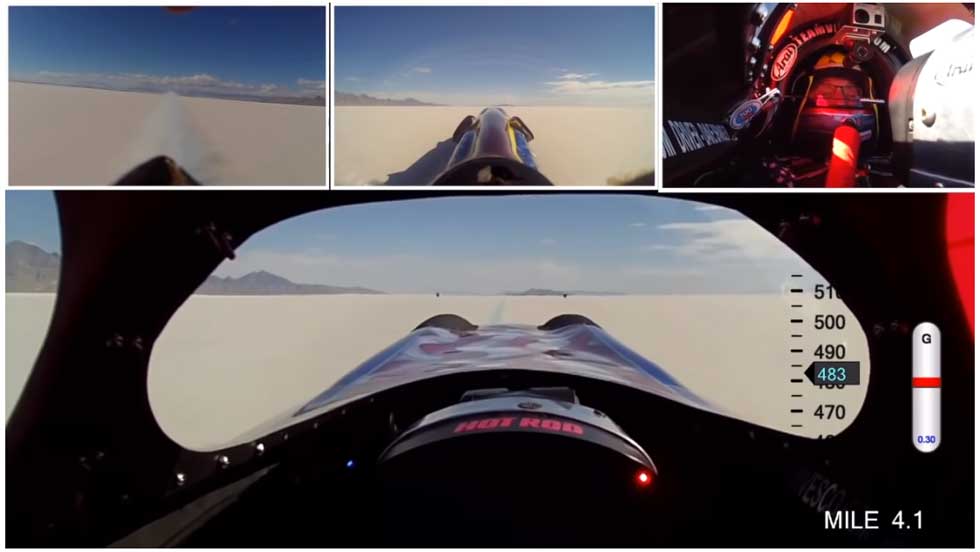 Dünyanın en hızlı otomobili 810 km/s hızla rekor kırdı!