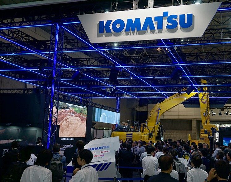 Komatsu sürücüsüz dozer ve kepçe modeli geliştirdi