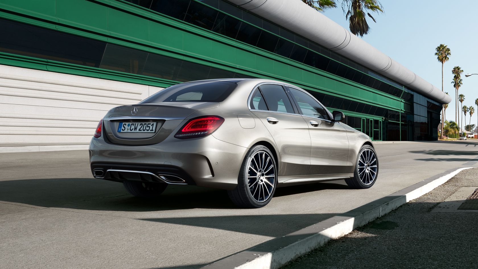 Mercedes C 200 4MATIC Exclusive arka görünüm