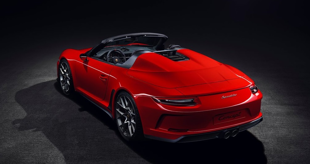 Porsche 911 Speedster II Concept arka görünümü