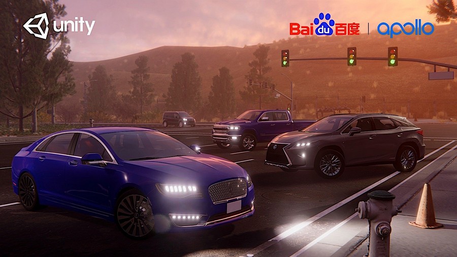 Baidu sürücüsüz araç testlerinde Unity oyun motorunu kullanıyor
