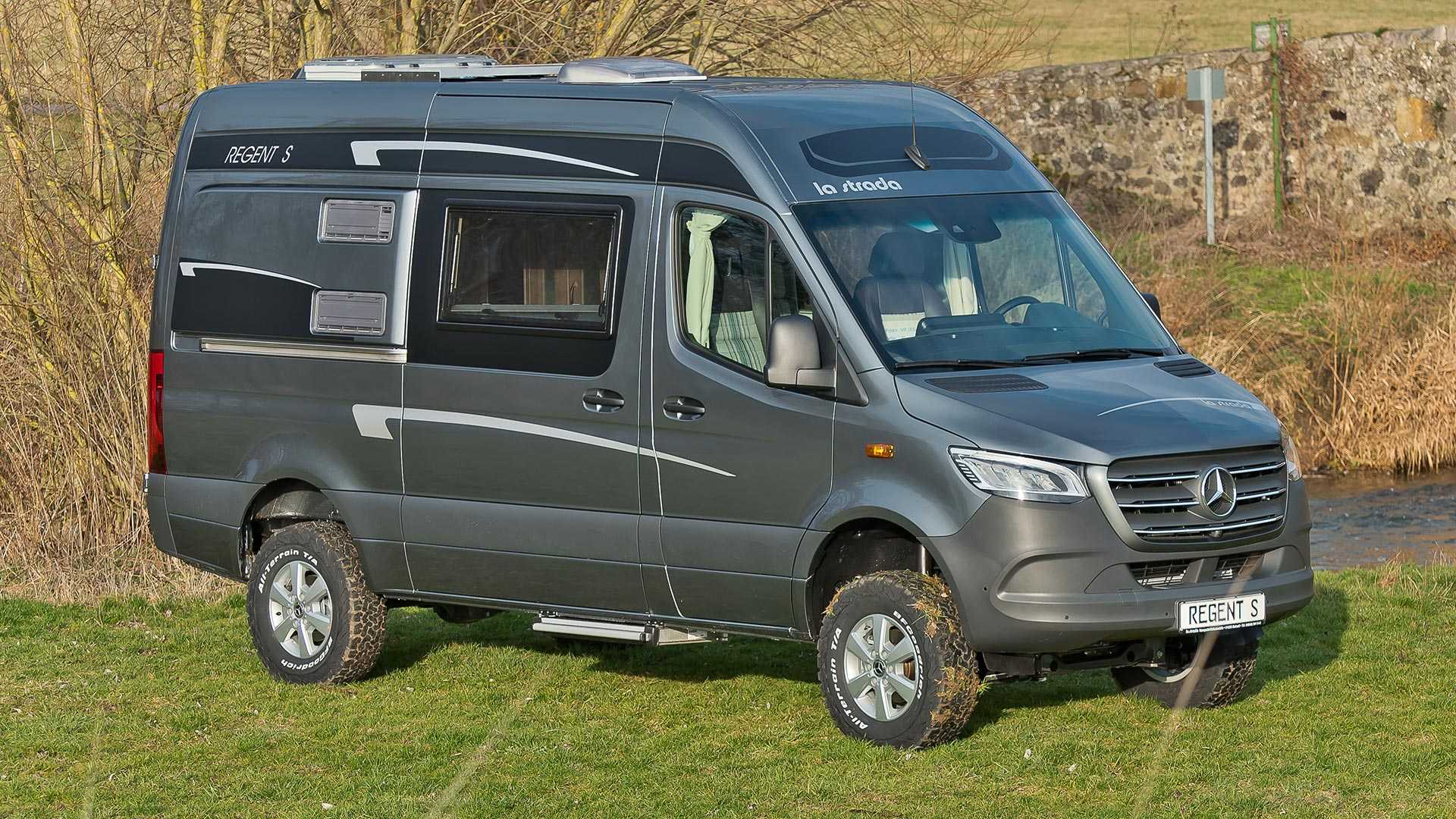 4×4 kamp aracına dönüşen Mercedes Sprinter harika gözüküyor