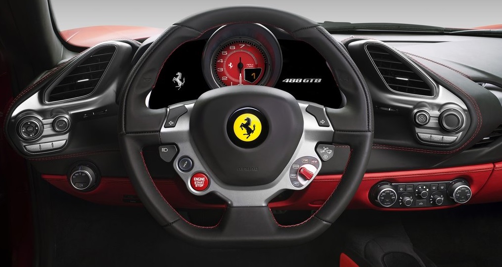 488 GTB iç dizayn