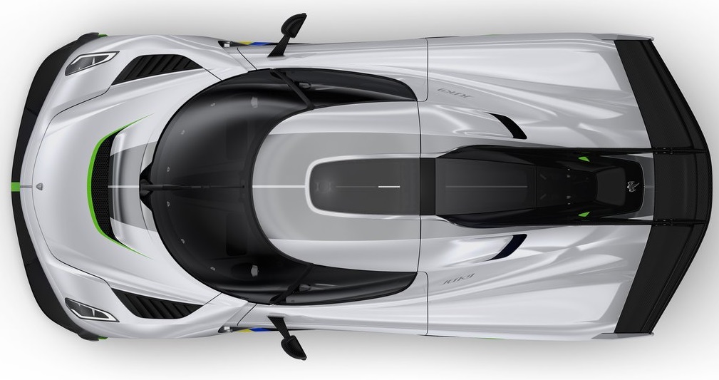 Koenigsegg Jesko üst görünümü