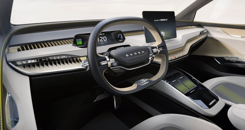 Skoda Vision ön konsolu