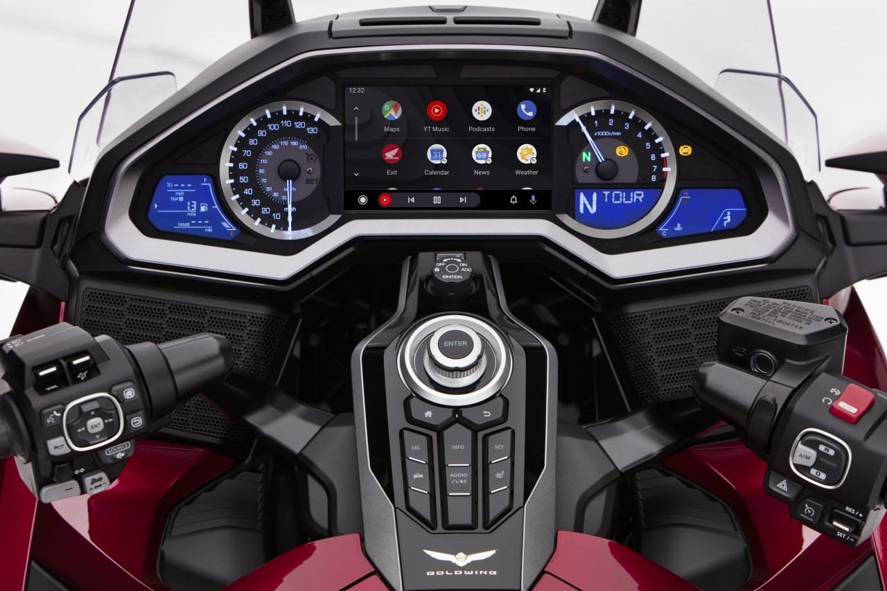 2018 Honda Gold Wing’ler Android Auto desteğine kavuşacak