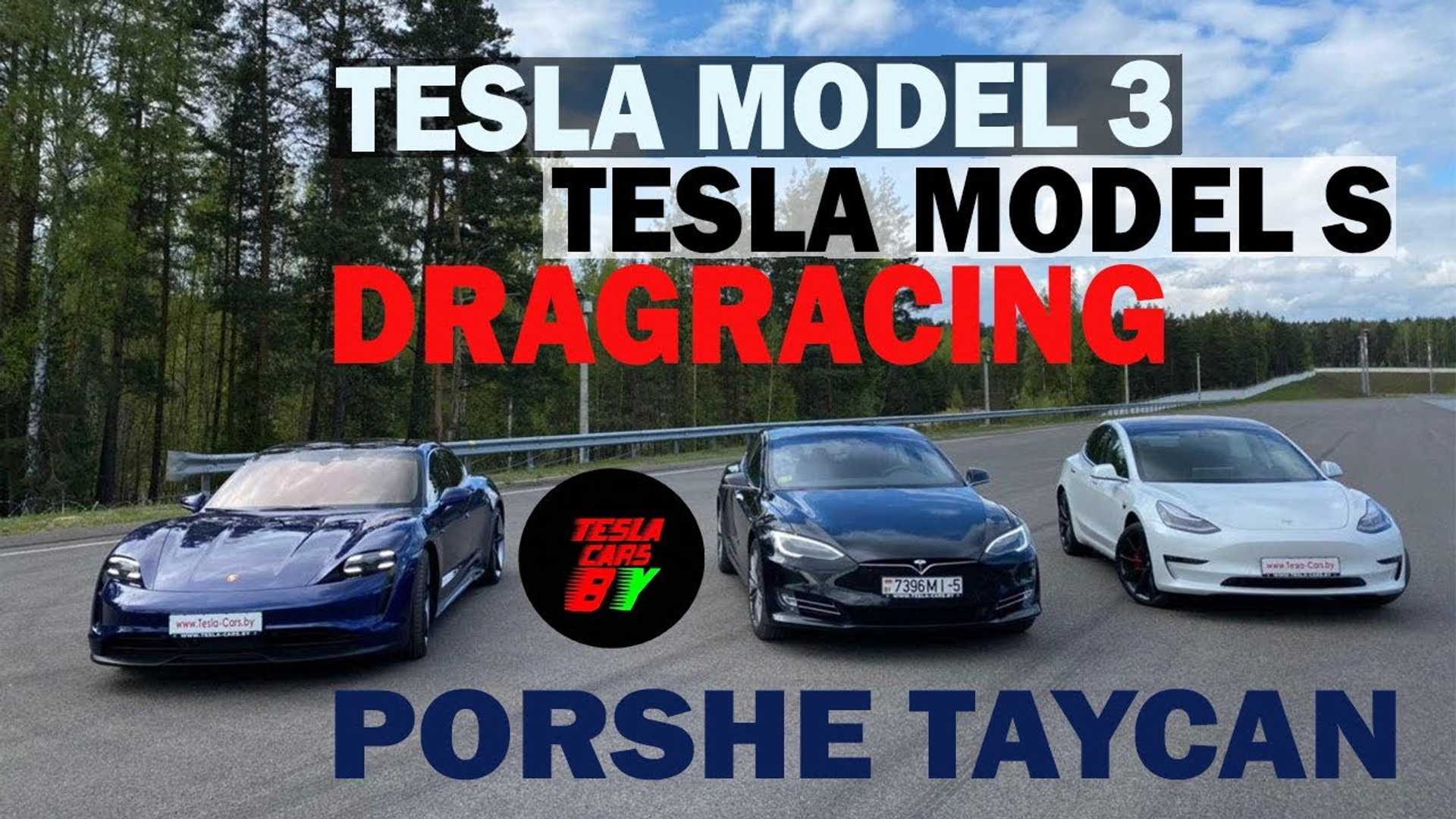 Tesla Model 3 Performance, drag yarışında Porsche Taycan 4S’i geride bıraktı
