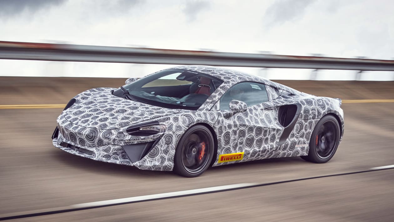 Plug-in hibrid 2021 McLaren V6 modeli doğrulandı